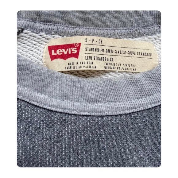 ★ Levi’s Unisex Classic Crewneck Sweatshirt - Gray ★ - Picture 5 of 17